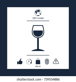 Wineglass symbol