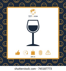 Wineglass symbol