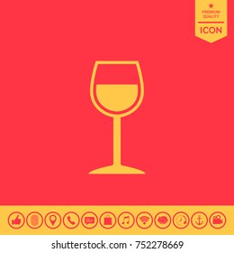 Wineglass symbol
