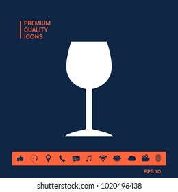 Wineglass symbol icon