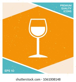 Wineglass symbol icon