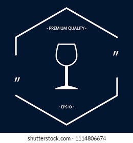 Wineglass symbol icon