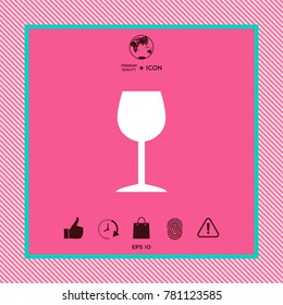 Wineglass symbol icon