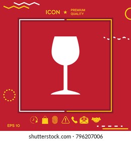 Wineglass symbol icon
