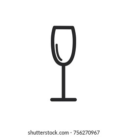 wineglass vector icon 