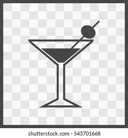 Wineglass vector icon. Isolated illustration. Business picture.