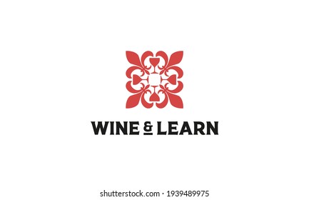Wineglass Vector Logo Design Inspirations
