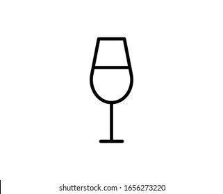 Icono plano de lentes de viento. Símbolo de esquema único de alta calidad para diseño web o aplicación móvil.  Paneles delgados de lentes para el logotipo de diseño, tarjeta de visita, etc. Pictograma de esquema EPS10
