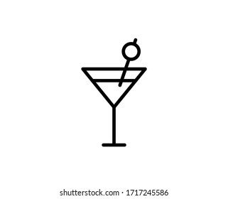 Icono plano de lentes de viento. Símbolo de esquema único de alta calidad para diseño web o aplicación móvil.  Paneles delgados de lentes para el logotipo de diseño, tarjeta de visita, etc. Pictograma de esquema EPS10
