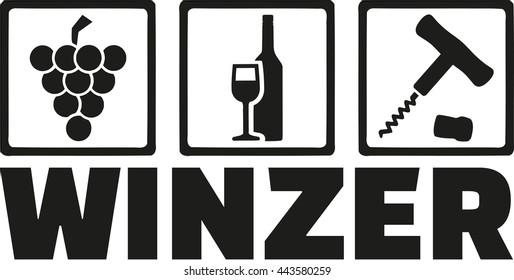 Winemakers icon - german