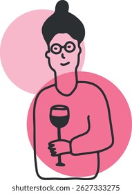 Winemaking. The process of making wine. Drawing, engraving, ink, line art, vector	
