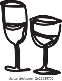 Winemaking. The process of making wine. Drawing, engraving, ink, line art, vector	
