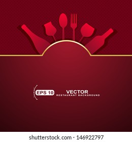 Winery menu design.