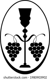 winery, wine, bar, restaurant, alcohol logo, icon