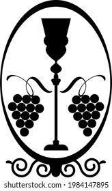 winery, wine, bar, restaurant and alcohol logo
