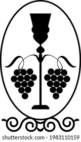 winery, wine, bar, restaurant logo, alcohol icon
