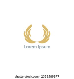 Wing abstract logo vector image