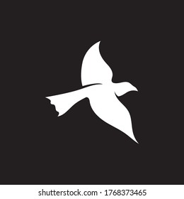 wing bird dove vector image 