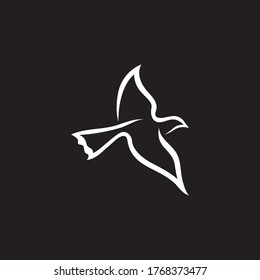 Wing Bird Dove Vector Image Stock Vector (Royalty Free) 1768373477 ...