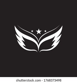 wing bird dove vector image 