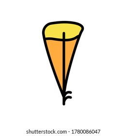Wing bird icon. Simple color with outline vector elements of feather icons for ui and ux, website or mobile application