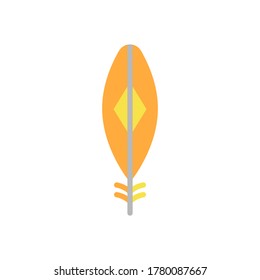 Wing bird icon. Simple color vector elements of feather icons for ui and ux, website or mobile application