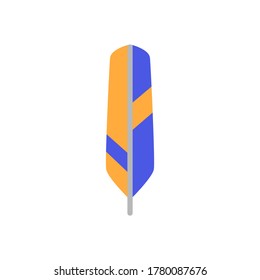 Wing bird icon. Simple color vector elements of feather icons for ui and ux, website or mobile application