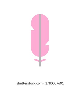 Icono de pájaro ala. Elementos de vector de color simples de iconos de plumas para ui y ux, sitio web o aplicación móvil