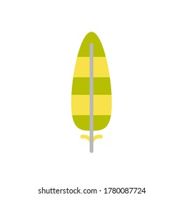 Wing bird icon. Simple color vector elements of feather icons for ui and ux, website or mobile application