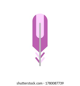 Wing bird icon. Simple color vector elements of feather icons for ui and ux, website or mobile application