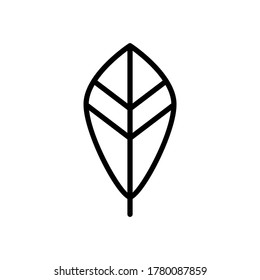 Wing bird icon. Simple line, outline vector elements of feather icons for ui and ux, website or mobile application