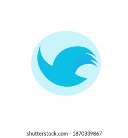 Logo de Wing bird icono moderno para tu compañía.
