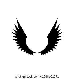 Wing bird Logo Template vector icon design eps10
