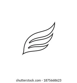 Wing bird  Logo Template vector 