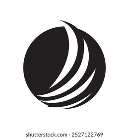Falcão de águia de logotipo preto asa