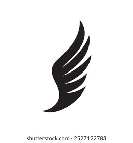 Wing black logo eagle falcon