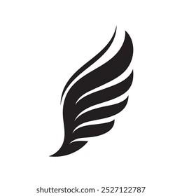 Wing black logo eagle falcon