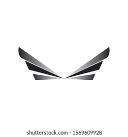 wing black  Logo Template vector illustration design