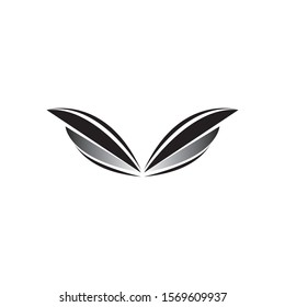 wing black  Logo Template vector illustration design