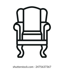 Silla de ala icono de diseño de Vector Plantillas simples y modernas