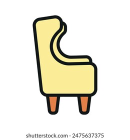 Wing chair icon vector design templates simple and modern