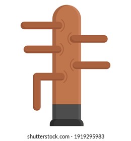 wing chun vector flat icon