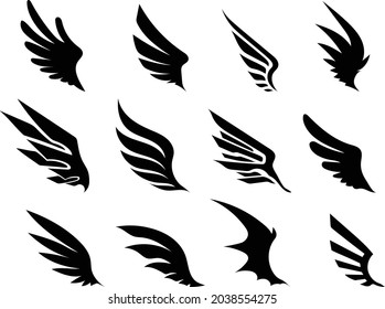 Wing Collection set illustration vector