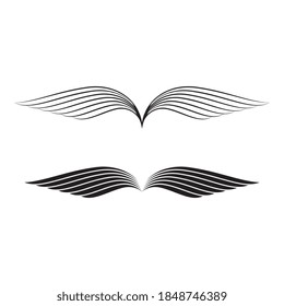 Wing Concept icon Template vector illustration design