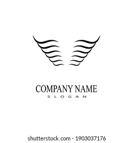 Wing Concept icon Template vector illustration design