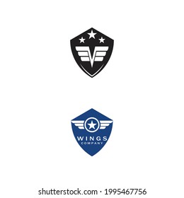 Wing Concept icon Template vector illustration design
