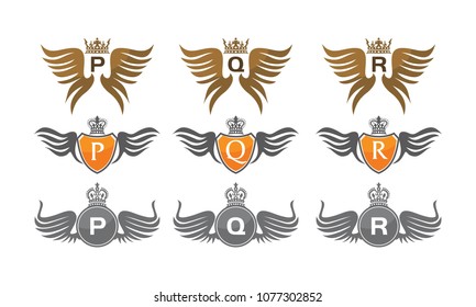 Wing Crown Design Template Set