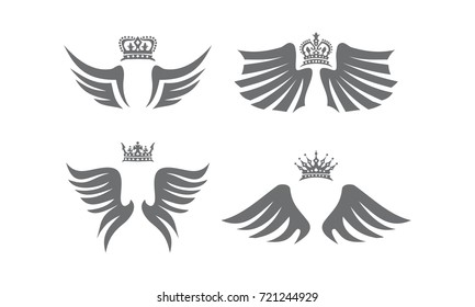 Wing Crown Logo Collection 