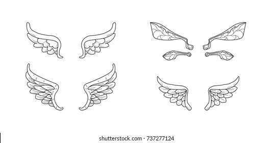 wing doodle