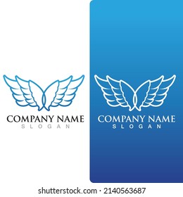 Walker-Falcon-Vogel-Logo-Vorlage Vektor